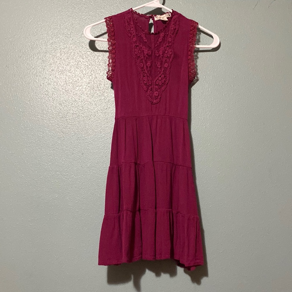 Maroon Dress